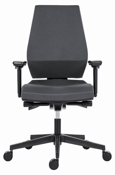 Powerton Sedia da ufficio ergonomica ERGO SIMA, grigia
