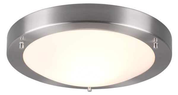 Plafoniera da Interno E27 in Metallo Nickel Opaco