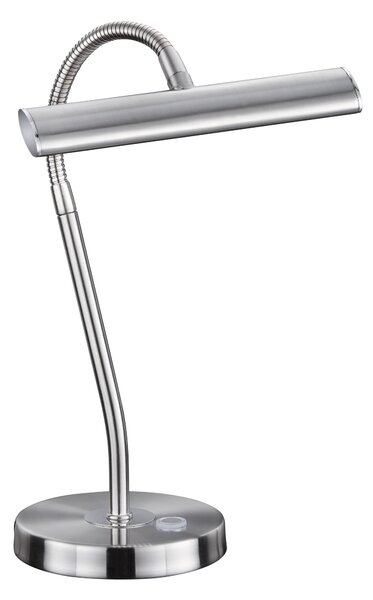 Lampada tavolo da Interno a LED in Metallo Nickel Opaco