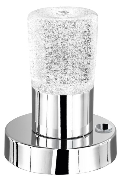 Lampada tavolo da Interno a LED in Metallo Cromo