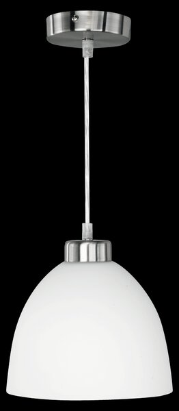 Lampada a Sospensione da Interno E27 in Metallo Nickel Opaco