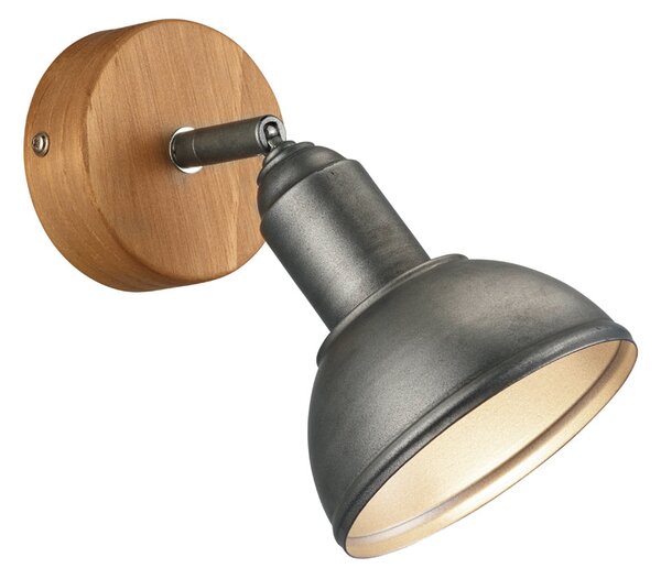 Faretto da Interno E14 in Metallo Nickel Anticato
