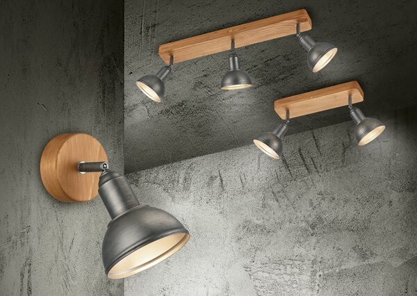 Faretto da Interno E14 in Metallo Nickel Anticato