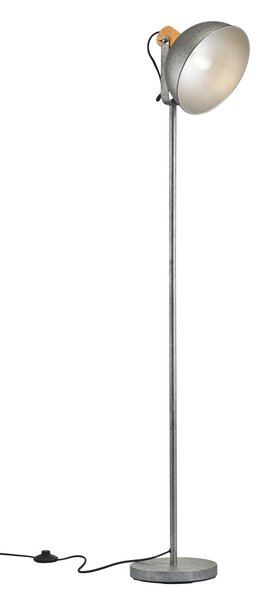 Piantana da Interno E27 in Metallo Nickel Anticato