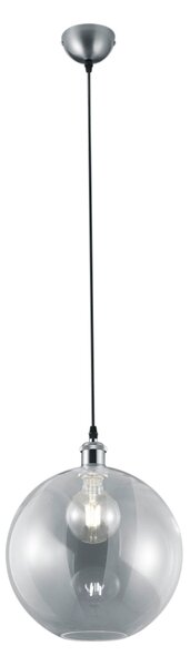 Lampada a Sospensione da Interno a LED in Metallo Nickel Opaco