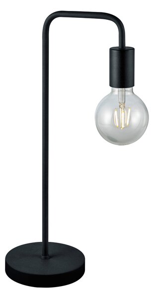 Lampada tavolo da Interno E27 in Metallo Nero Opaco