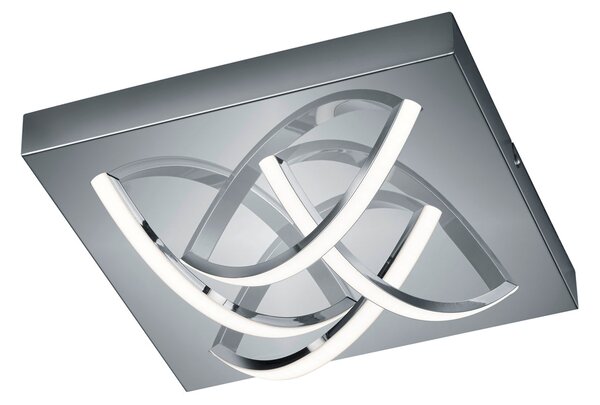 Plafoniera da Interno a LED in Metallo Cromo