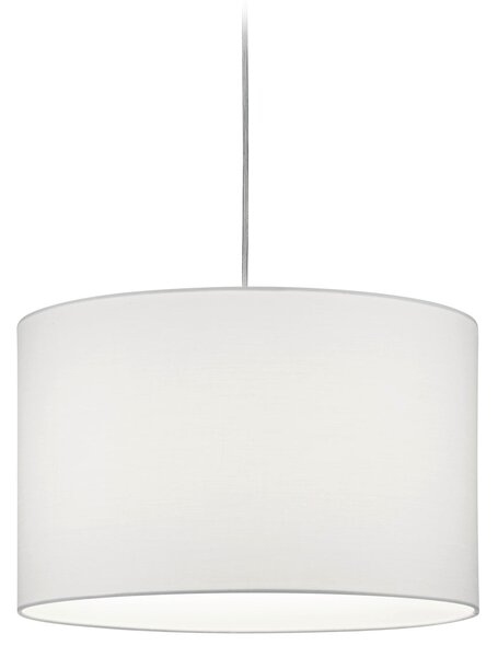 Lampada a Sospensione da Interno in Tessuto Bianco