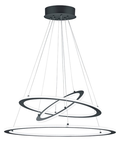 Lampada a Sospensione da Interno a LED in Metallo Antracite