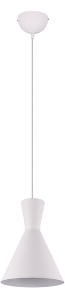 Lampada a Sospensione da Interno a LED in Metallo Bianco Opaco