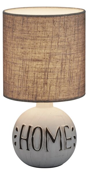 Lampada tavolo da Interno E14 in Ceramica Grigio