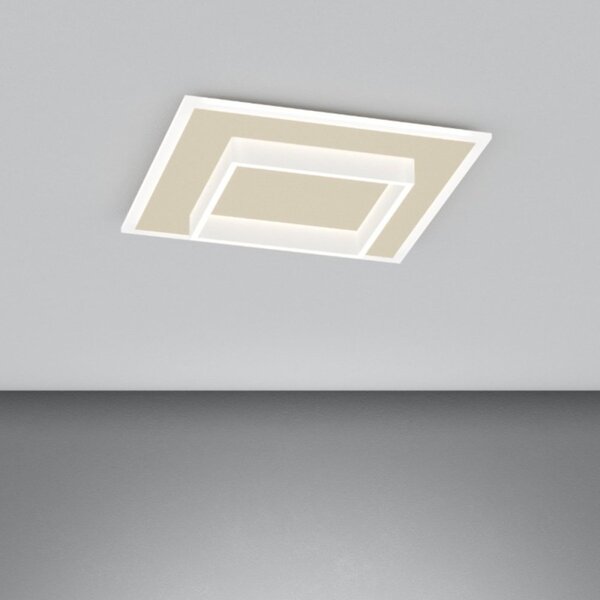 Plafoniera moderna top light wish 1223 50 led cct switch metallo - Top Light