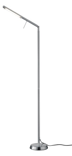Piantana da Interno a LED in Metallo Nickel Opaco