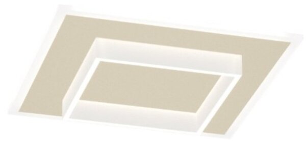 Plafoniera moderna top light wish 1223 50 led cct switch metallo - Top Light