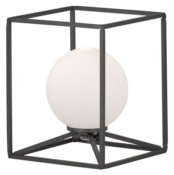 Lampada tavolo da Interno G9 in Metallo Nero Opaco