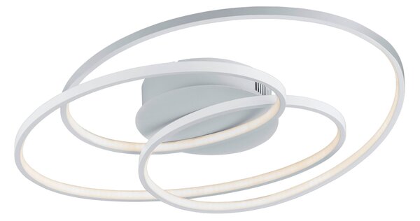 Plafoniera da Interno a LED in Metallo Bianco Opaco