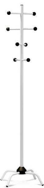 Appendiabiti da Terra 41x176 cm in Metallo Mistral Bianco
