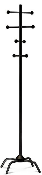 Appendiabiti da Terra 41x176 cm in Metallo Mistral Nero