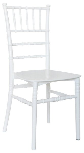 Set 2 Sedie 39x40x91 cm di Chiavari Design Classico Bianche