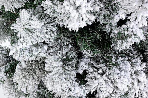 Albero di Natale Artificiale Innevato 180 cm 574 Rami Verde