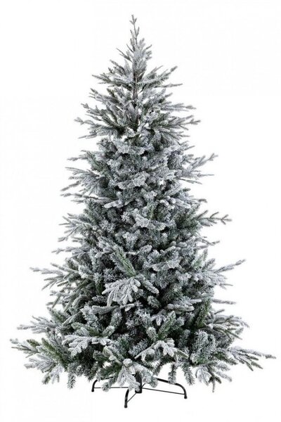Albero di Natale Artificiale Innevato 240 cm 1436 Rami Verde