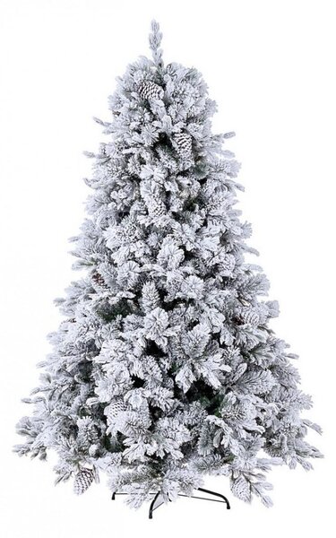 Albero di Natale Artificiale Innevato 150 cm 970 Rami Verde