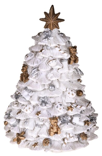 Albero di Natale Carillon con Musica e Movimento H25 cm Oro