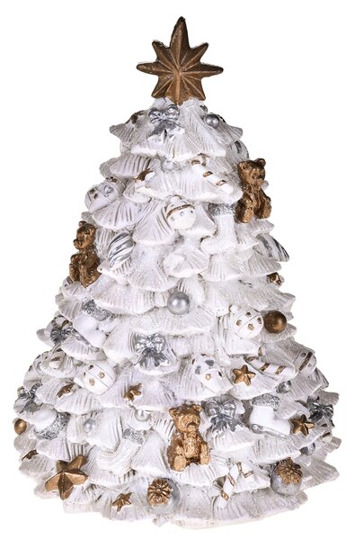 Albero di Natale Carillon con Musica e Movimento H25 cm Oro