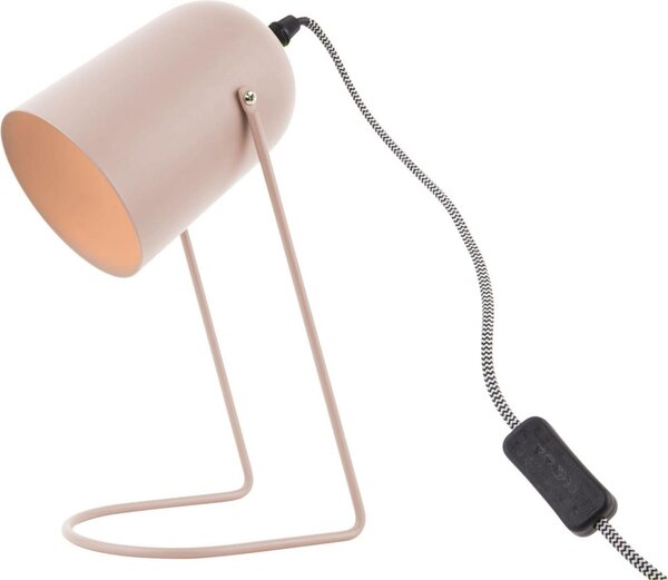 Leitmotiv - Lampada da tavolo Enchant - Rosa delicato - 30x18 cm Lampada da tavolo - Lampada da comodino, soggiorno, camera da letto