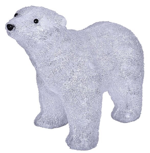 Orso con 80 Led H38 cm in Plastica
