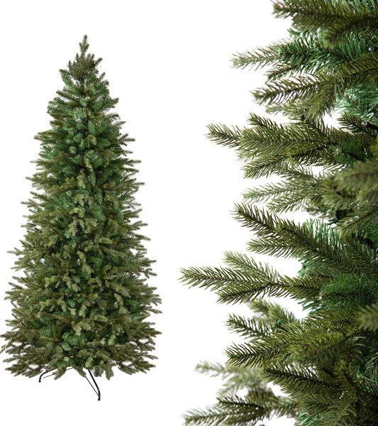 Albero di Natale Artificiale H230 cm Abete Cervino 1026 Tips Verde