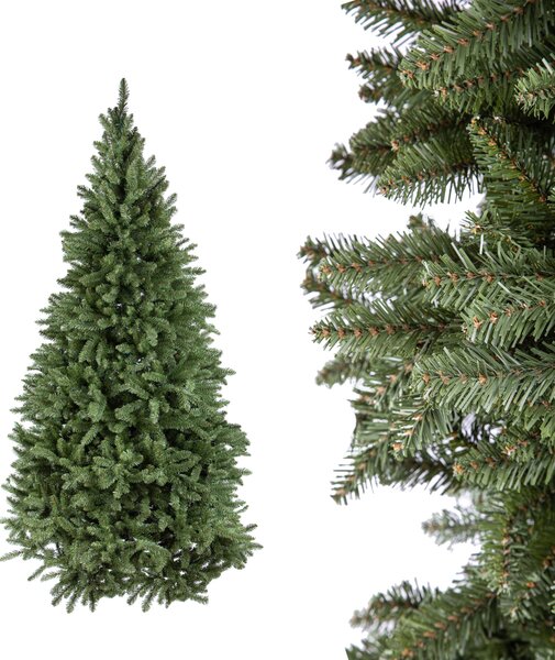 Albero di Natale Artificiale H168 cm Abete Appennino con 1107 Tips Verde