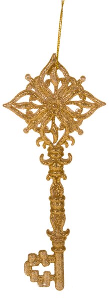 Set 12 Chiave Decorata H16 cm Oro