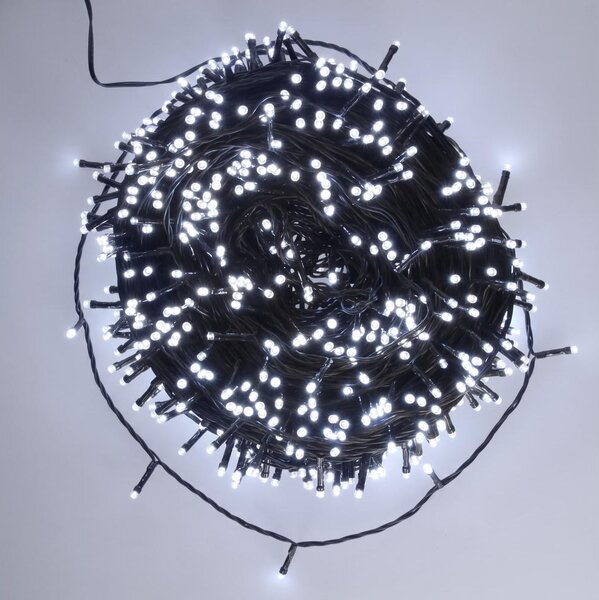 BRILAGI - LED Catena di luci natalizie per esterni 1000xLED/8 funzioni 105 m IP44 bianco freddo