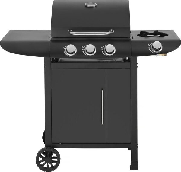 Barbecue a gas "Feria 5" - 5 fornelli di cui 1 laterale - 14,5 kW - Nero
