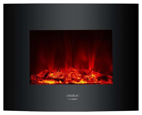 Caminetto elettrico ReadyWarm 2600 Curved Flames Cecotec
