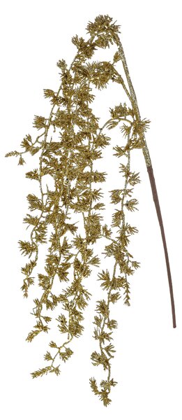 Set 6 Ramo di Cedro con Glitter H78 cm Oro