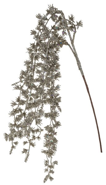 Set 6 Ramo di Cedro con Glitter H78 cm