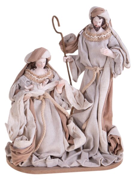 Natività con Angelo H21.5 cm in Resina