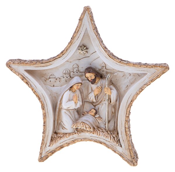 Natività con Stella 19,5 cm in Resina
