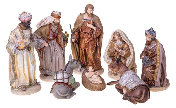 Natività 8 Personaggi 30,5 cm in Resina