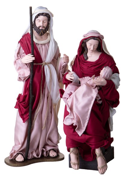 Natività 2 Personaggi H60 cm in Resina