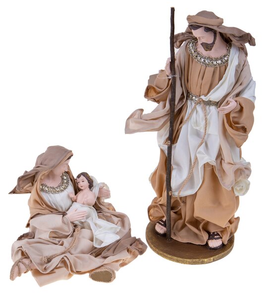 Natività 2 Personaggi H38 cm in Resina