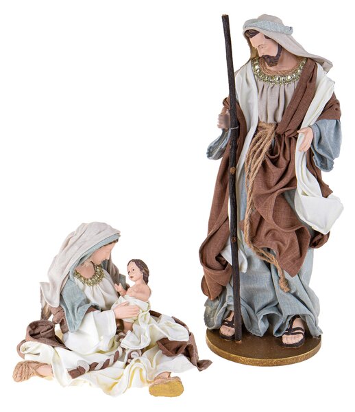 Natività 2 Personaggi H38 cm in Resina