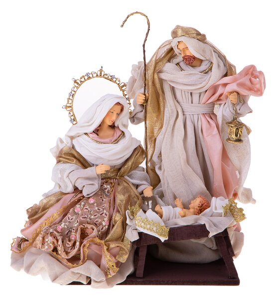 Natività Su Base 36 cm in Resina