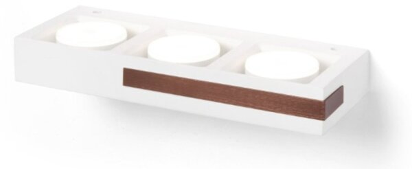 Applique moderna sforzin illuminazione velia ap3 t540 t541 t542 gx53 led monoemissione gesso metallo - Sforzin Illuminazione