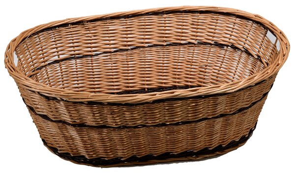 Cesta in vimini europeo cm 70x45xh30