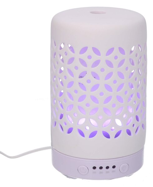 Diffusore ceramica bianco con spina cm Ø9,3xh15,4