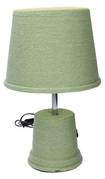 Lampada carta verde tondo cm Ø25xh40