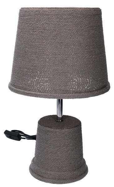 Lampada carta grigio tondo cm Ø25xh40